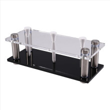 Acrylic Golf Ball Display Stand Holds 3 Balls Tees