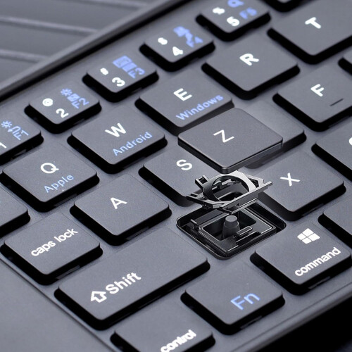 Wireless Folding Keyboard Bluetooth, Rechargeable, Lightweight, Twofold, Portable, Low Noise, Compact, Office 1