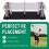 Acrylic Golf Ball Display Stand Holds 3 Balls Tees 8