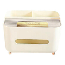 Tissue Box Living Room Desktop Coffee Table Bedroom Cream Style Remote Control Storage Paper Box B