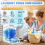 Laundry Pods Container, Acrylic Laundry Detergent Container Dishwasher Pods Container,Powder Laundry Detergent Container 5