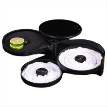 Bar Wine Accessories,3-Layer Rotating Cocktail Sea