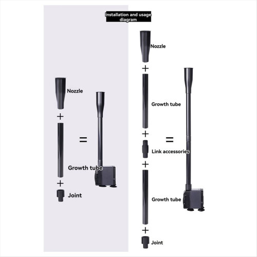 Fountain Pump Nozzle Kit Water Head Set for Garden 1