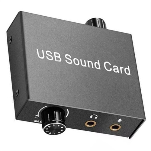 USB Sound Card for Laptop Earphone Microphone Exte 2