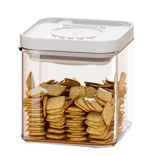 Large Capacity Kitchen Seasoning Box,Moisture-Proof with Date Recorder,Thickened Material,Press-Type Sealed Container M