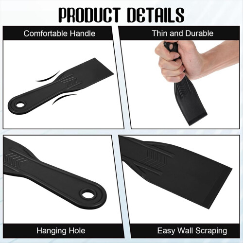 5 PCS Plastic Putty Knife, 2 Inch Flexible Paint S 2