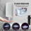 Bar Soap Grinder Solid Soapy Bar Grinding Box Holder Wall Mounted Crusher Mincer Refillable Soapy Bar Dispenser for Home 2