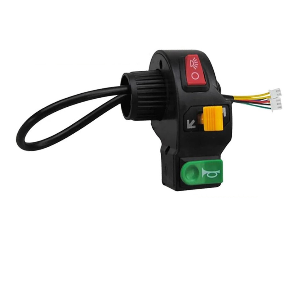 Universal 3In1 Motorcycle Handlebar Switch Horn Turn Signal Control For 22Mm Bars Light 9189345552298