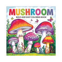 Pilz-Malbuch für Erwachsene: Entspannende und Kreative Malvorlagen Illustrator Art
