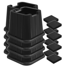 Rehausseurs de Lit Robustes et Réglables pour Lit, Canapé, Table, Chaise, Supporte Jusqu'à 1500 Lb, Lot de 8