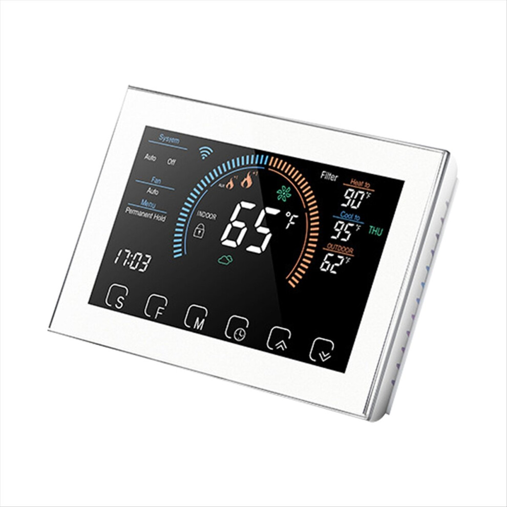 Smart Wifi Thermostat 4.8 Inch Lcd Touch Screen Wi 4853202225681
