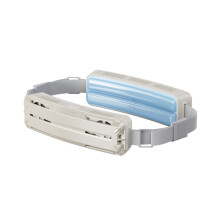 Ice Waist Belt Fan Zomer USB Oplaadbare Draagbare Koelventilator voor Hardlopen Boerderij Reizen Sportvissen Wit