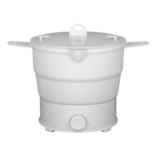 Marmite Électrique Portable - Bouilloire de Pliable pour Lait pour Bébé, Eau Chaude, Bouillie - Chauffe-Plat Multifonction