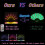 Éventail Chinois Pliable à LED Coloré avec Télécommande, Éclairage sur Scène, Noir 2