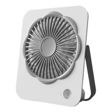 Ventilatore Portatile da Scrivania, Ricaricabile Tramite USB, Ultra Sottile, Inclinazione di 180, Pieghevole, Personale, Silenzioso, Portatile, per