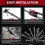 10pcs Pneumatic Air Hammer Chisels Set, Heavy Duty 6