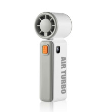Handheld Violent Fan USB Opladen Buiten Batterij Draagbare Hoge Snelheid Kleine Ventilator Wit