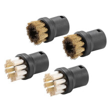 Per il Set di Spazzole Elettriche per , Spazzole Rotonde per Sporco Ostinato per La Cucina e La Casa, 2 Spazzole In Ottone e 2 Spazzole