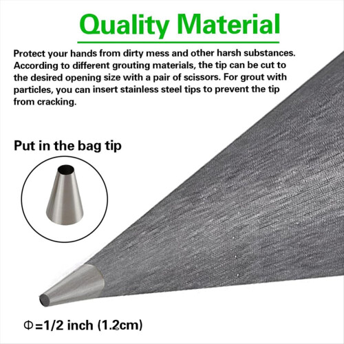 Tile Grout Masonry Mortar Bags, Cement Sealing Bag 1