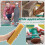 8Pcs 8-1/2in Abrasive Cleaning Stick for Sanding B 3