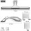 All-Purpose Stainless Steel Shower Squeegee for Gl 7