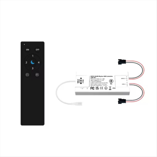 ESP32 Dual-Channel WLED Smart Controller 5-24V WiF 1