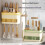 Kitchen Utensil Chopstick Storage Rack with Hook Drainage Rack Wall Mounted Tableware Storage Box Kitchen Organizer B 3