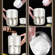 Broyeur à Glace Domestique, Broyeur à Glace Portable, Adapté à la Fabrication de Glace en Été, Machine à Flocons de Neige, Sorbetière