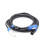 High Quality Powercon 3-Pin XLR Combo Cable 1m DMX 1