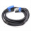 High Quality Powercon 3-Pin XLR Combo Cable 1m DMX 5