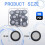 100 Pcs 3D Magnetic Tracking Dot for Scanner Scann 4