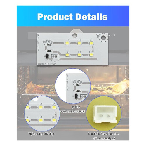Microwave LED Light Board Replacement Fits for    Microwave, Replace 5304517872 5304499540 2