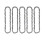 (5 PACK) 4 Inch Mini Chainsaw Chain Replacement fo 1