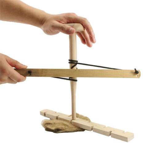 Drilling Wood to Make Fire Upgrade Double Drill Pi 2