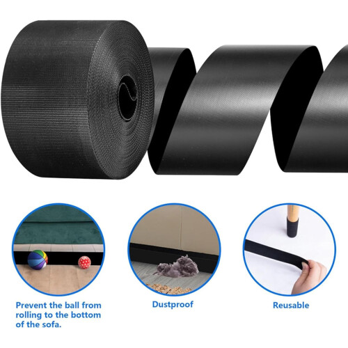 Flexible Sofa Guard Under Bed Pet Access Shield Adjustable Edge Covers 5 cm Width 3 m Length 1