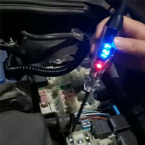 Car Test Light 4-60V  Digital LED Circuit Tester, Lamp Tester with Voltmeter, Automatic Voltage Tester 2