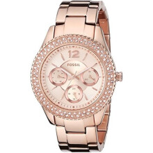 Dameshorloge - FOSSIL - Leren Horloge - Volwassene - Elegant en Trendy