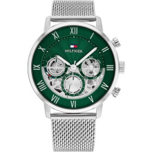 Montre - Tommy Hilfiger - 1710567 - Acier inoxydable - Résistant à l'eau 5 bar - Cadran vert