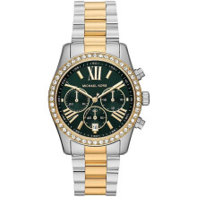 Michael Kors MK7303 Lexington Chronograph Green Ladies Watch