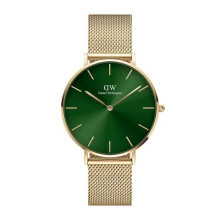 Horloge - DANIEL WELLINGTON - Petite Emerald - Donkergroen wijzerplaat - RVS - Analoog