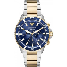 Montre - Armani - AR11362 - Acier inoxydable - Étanchéité 10 atm - Cadran bleu