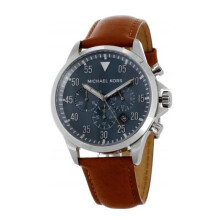 Uhr - MICHAEL KORS - MK8490 - Braun Leder - Quarz - Analog