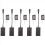5 Pcs 3 Pins XLR Wireless Remote Control Receiver 2