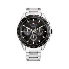 Tommy hilfiger - 1791967 - Montre Analogique Multifunction a Quartz pour Homme avec Bracelet en Acier Inoxydable Argente -
