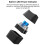 LED Light Computer Desktop  PC Motherboard External Start Power Button Extension Cable for Home Office 5M Black 6