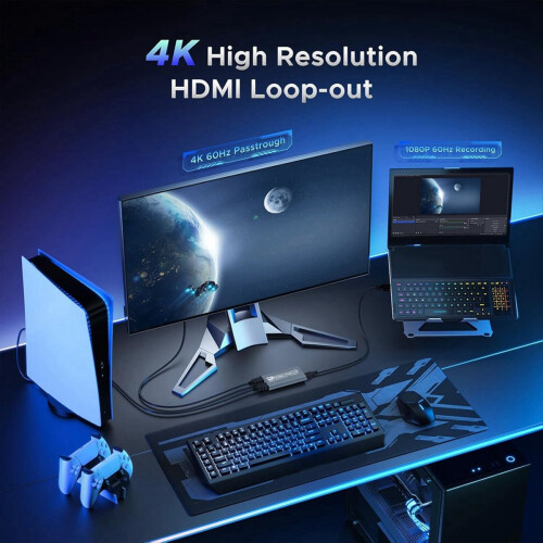 4K -Compatible USB3.0 Video Capture Card 1080P 60f 2