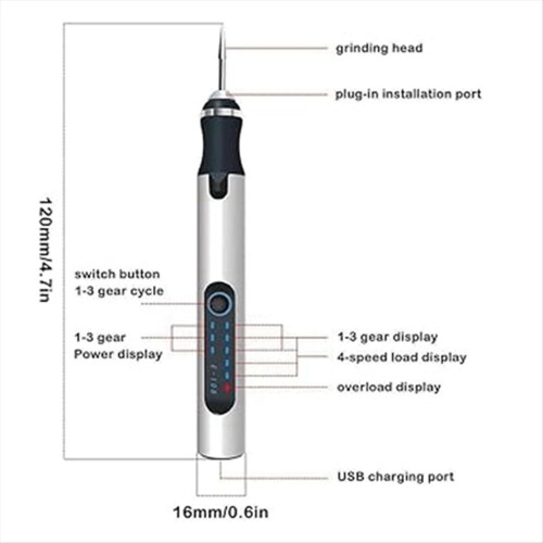 Mini Electric Grinder Cordless Drill DIY Engraving 2