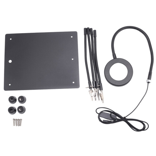 Soldering, with 3 LED Magnifying Lights PCB Holder 2