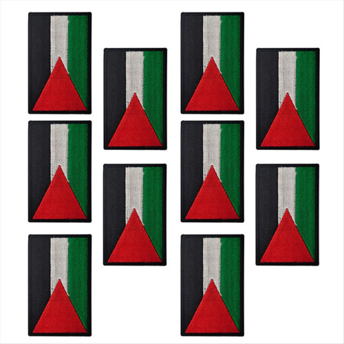 10PCS Palestine Flag Patches Armband Hook Loop Iro 2
