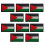 10PCS Palestine Flag Patches Armband Hook Loop Iro 1